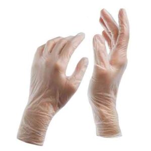Clear Vinyl Gloves (EX-Large)