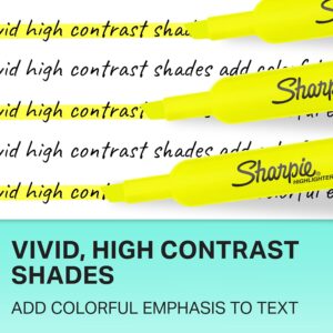 Alternative view of Sharpie Tank Highlighters, Chisel Tip, Yellow, 36 Count